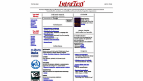 What Intratext.com website looked like in 2021 (2 years ago)