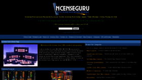 What Incenseguru.com website looked like in 2021 (2 years ago)