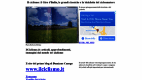 What Ilciclismo.it website looked like in 2021 (2 years ago)