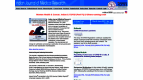 What Ijmr.org.in website looked like in 2021 (2 years ago)