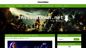 What Instantdown.net website looked like in 2021 (2 years ago)