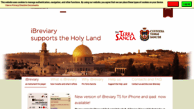 What Ibreviary.org website looked like in 2021 (2 years ago)