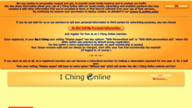 What Ichingonline.net website looked like in 2021 (2 years ago)