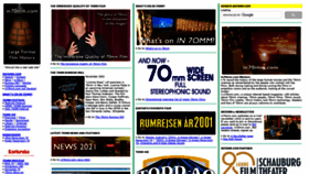 What In70mm.com website looked like in 2021 (2 years ago)