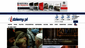 What Idziemy.pl website looked like in 2021 (2 years ago)