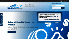 What Islandfcu.org website looked like in 2021 (2 years ago)