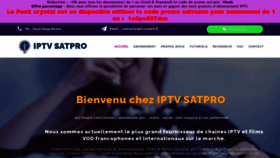 What Iptv-satpro.fr website looked like in 2021 (2 years ago)