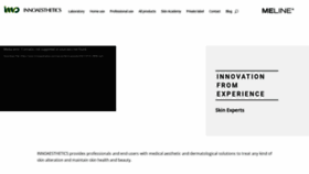 What Innoaesthetics.com website looked like in 2021 (2 years ago)