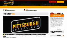 What Insidepittsburghsports.com website looked like in 2021 (2 years ago)