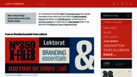 What Ilovetypography.com website looked like in 2021 (2 years ago)