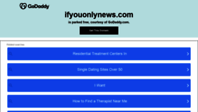 What Ifyouonlynews.com website looked like in 2021 (2 years ago)