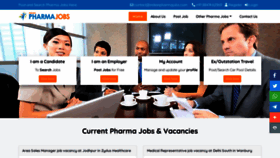 What Indianpharmajobs.com website looked like in 2021 (2 years ago)