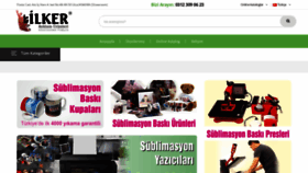What Ilkerreklam.com.tr website looked like in 2021 (2 years ago)