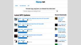What Ilkpop.net website looked like in 2021 (2 years ago)