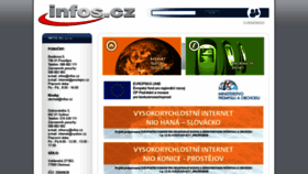 What Infos.cz website looked like in 2021 (4 years ago)