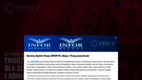 What Inforit.pl website looked like in 2021 (2 years ago)