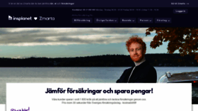 What Insplanet.se website looked like in 2021 (2 years ago)