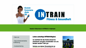 What Intrain.biz website looked like in 2021 (2 years ago)