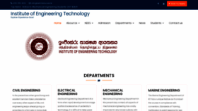 What Iet.edu.lk website looked like in 2021 (2 years ago)