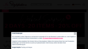 What In-stylefashion.de website looked like in 2021 (2 years ago)