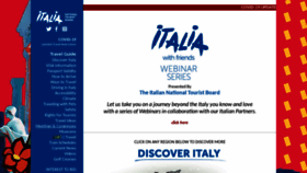 What Italiantourism.com website looked like in 2021 (2 years ago)