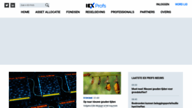 What Iexprofs.nl website looked like in 2021 (2 years ago)