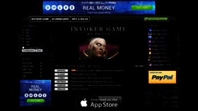 What Invokergame.com website looked like in 2021 (2 years ago)