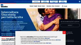 What Intercultura.it website looked like in 2021 (2 years ago)