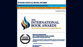 What Internationalbookawards.com website looked like in 2021 (2 years ago)