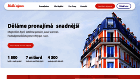 What Idealninajemce.cz website looked like in 2021 (2 years ago)