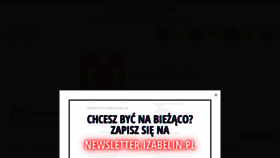 What Izabelin.pl website looked like in 2021 (2 years ago)