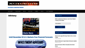 What Invest2success.com website looked like in 2021 (2 years ago)