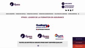 What Ifpass.fr website looked like in 2021 (2 years ago)