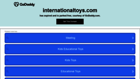 What Internationaltoys.com website looked like in 2021 (2 years ago)