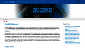 What Iso25000.com website looked like in 2021 (2 years ago)