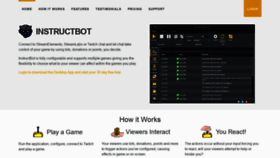 What Instructbot.co.uk website looked like in 2021 (3 years ago)