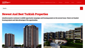 What Istanbulproperty.com website looked like in 2021 (2 years ago)