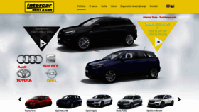 What Intercar.ba website looked like in 2021 (2 years ago)