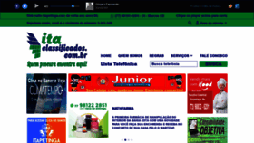 What Itaclassificados.com.br website looked like in 2021 (2 years ago)