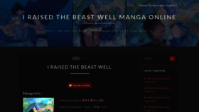 What Iraisedthebeastwell.com website looked like in 2021 (2 years ago)