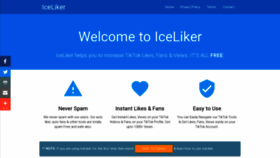 What Iceliker.com website looked like in 2021 (2 years ago)