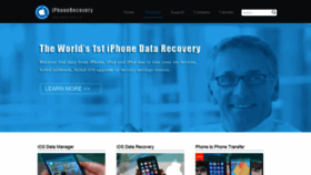What Iphonetransferrecovery.com website looked like in 2021 (3 years ago)
