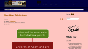 What Islam101.org website looked like in 2021 (2 years ago)