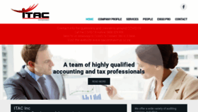 What Itacinc.co.za website looked like in 2021 (3 years ago)