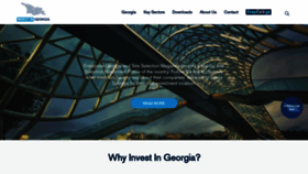 What Investingeorgia.org website looked like in 2021 (2 years ago)