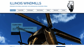 What Illinoiswindmills.org website looked like in 2021 (3 years ago)