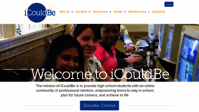 What Icouldbe.org website looked like in 2021 (2 years ago)