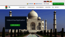 What India-visa-online.org website looked like in 2021 (2 years ago)