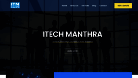 What Itechmanthra.com website looked like in 2021 (2 years ago)