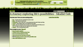 What Idealistcafe.com website looked like in 2021 (2 years ago)